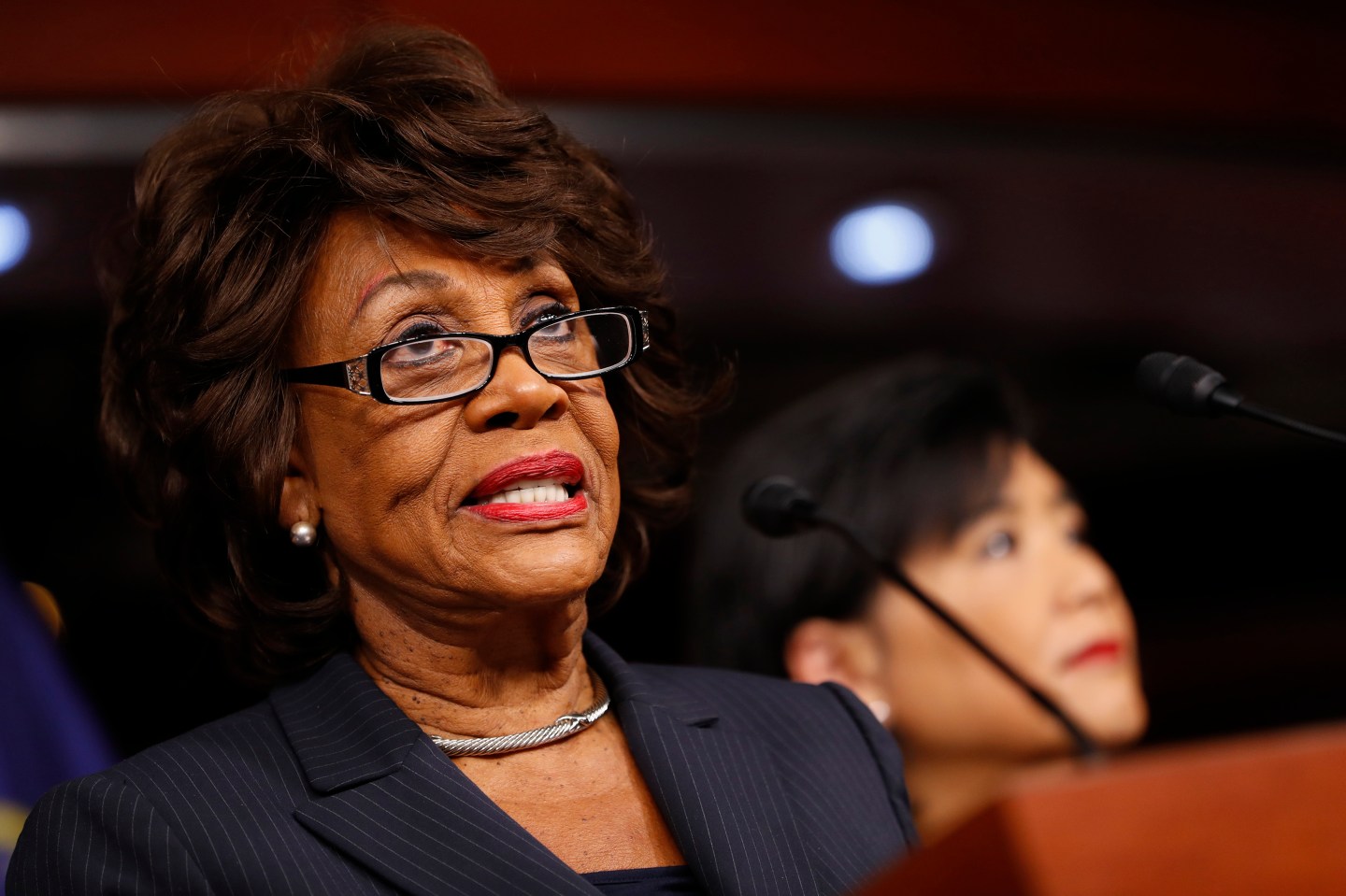 Rep. Maxine Waters Holds Press Conference On Russian Ties To Trump Administration