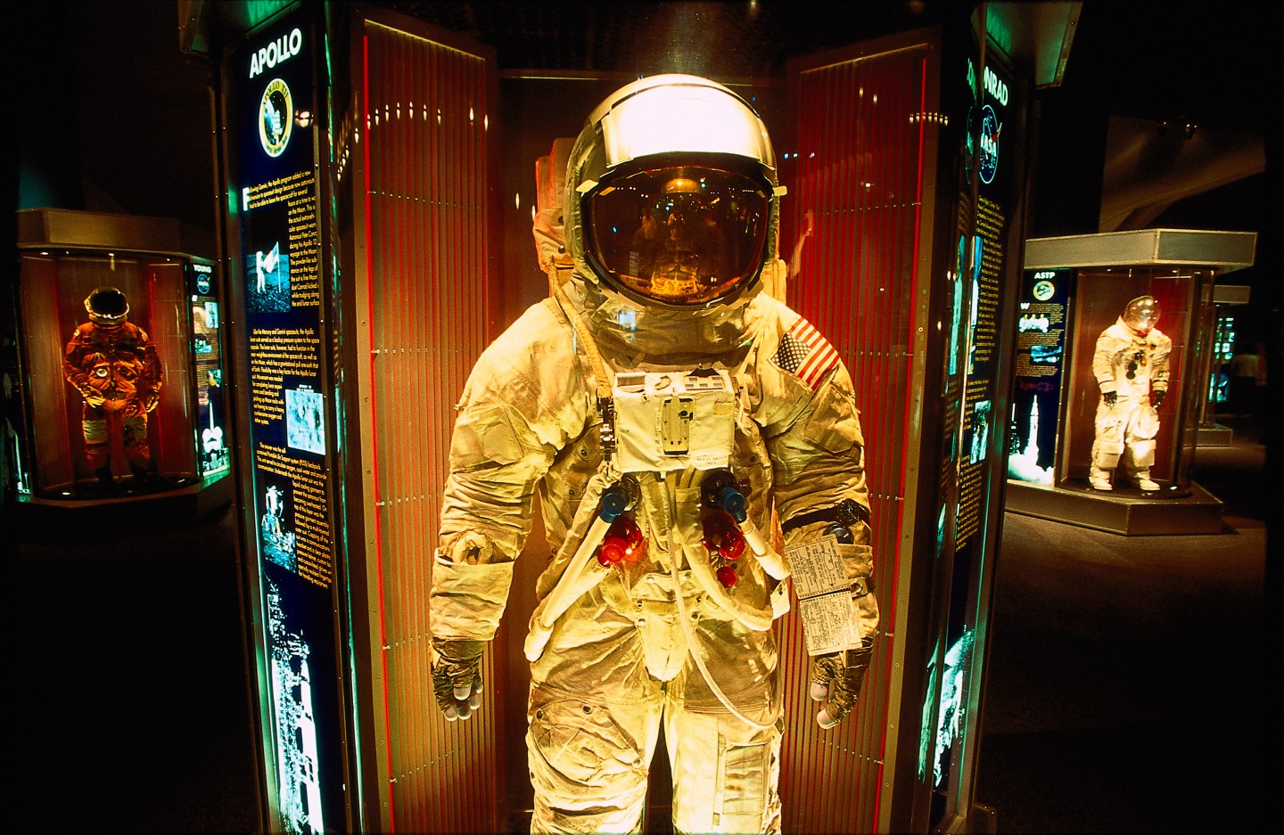 Lunar EVA suit, worn on Apollo 12 moon mission