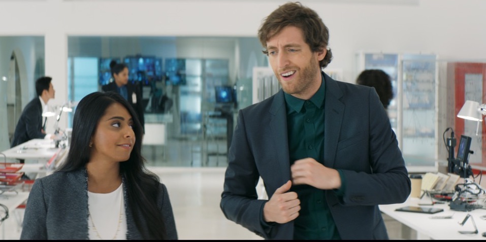 Verizon engineer appears in TV ad.