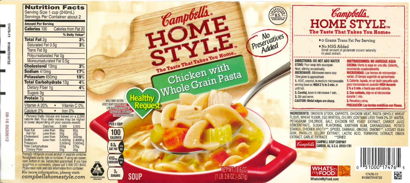 Campbell Is Recalling Chicken Soup After Packaging the Wrong Product