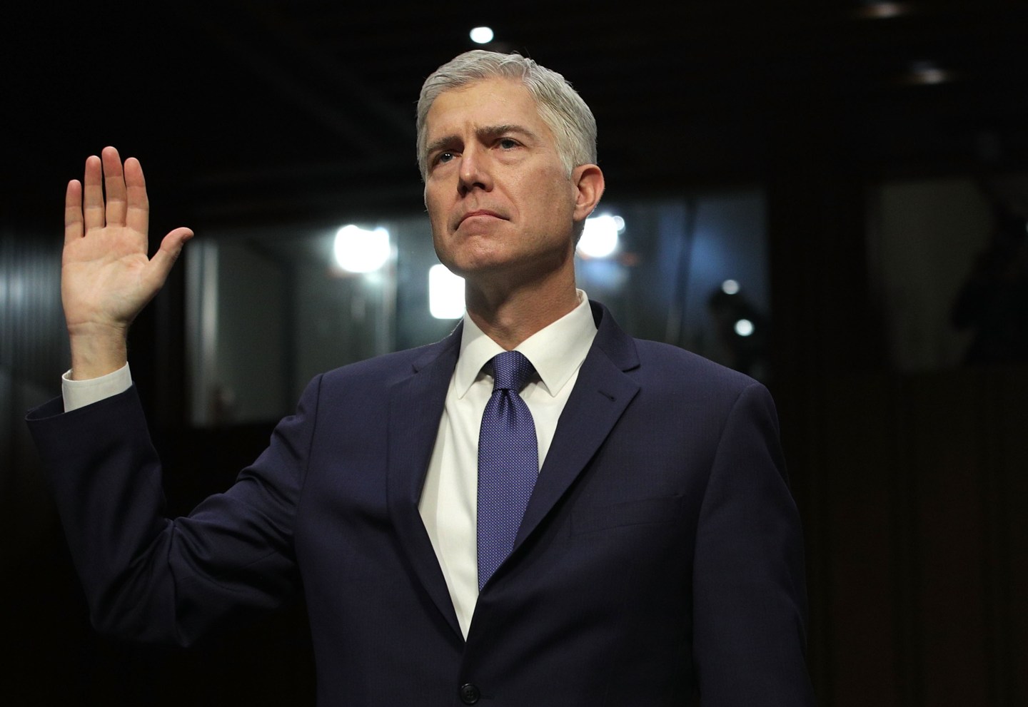 swearing in neil gorsuch supreme court watch live