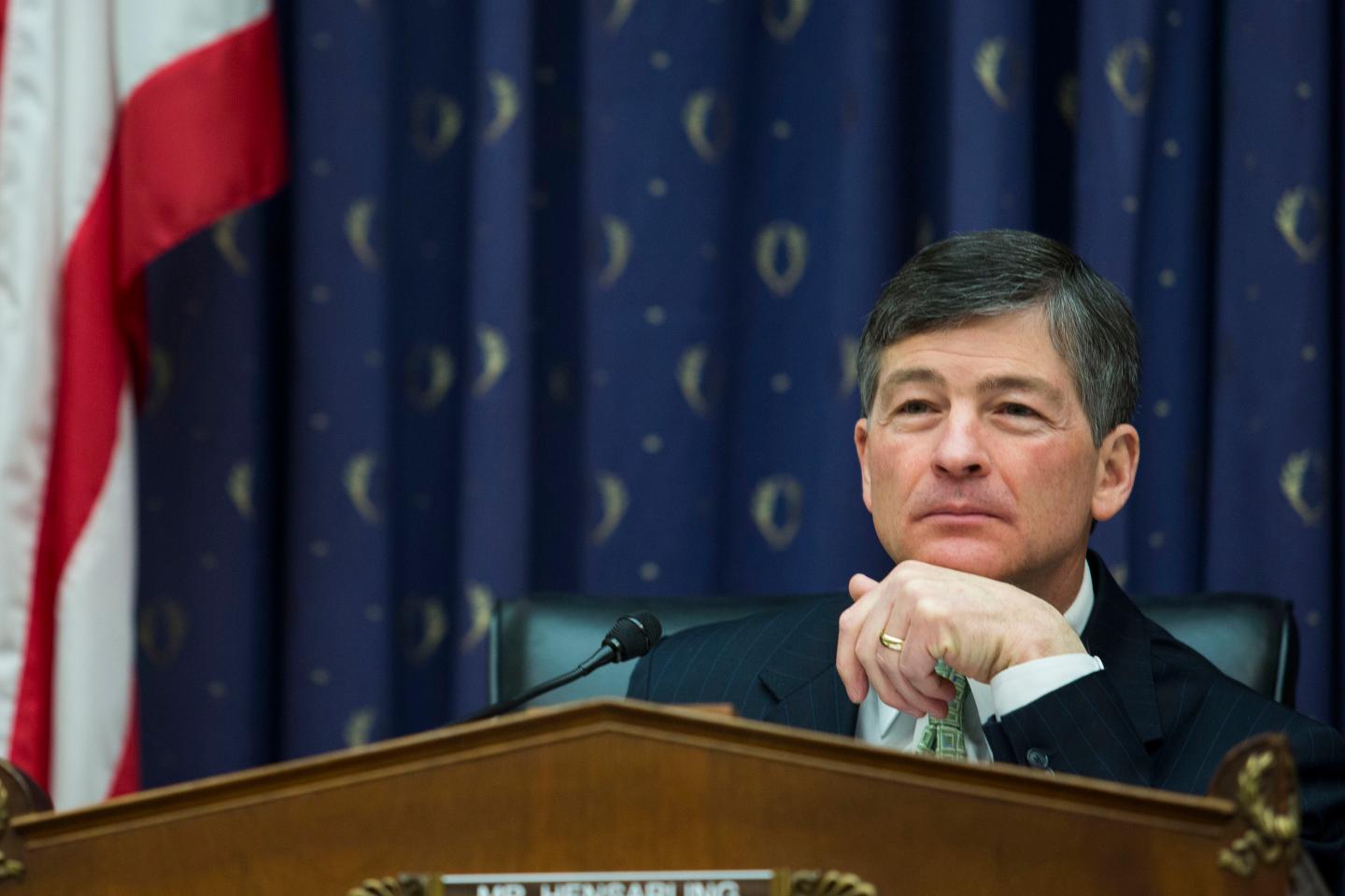 U.S. Representative Jeb Hensarling, chairman of the House Financial Services Committee and a Republican from Texas