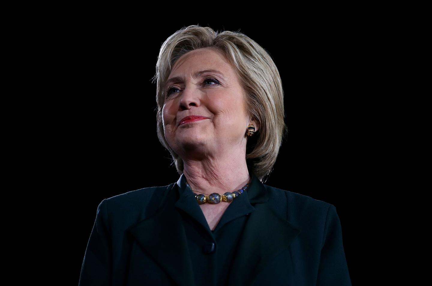 Democratic Presidential Candidate Hillary Clinton Campaigns In Las Vegas