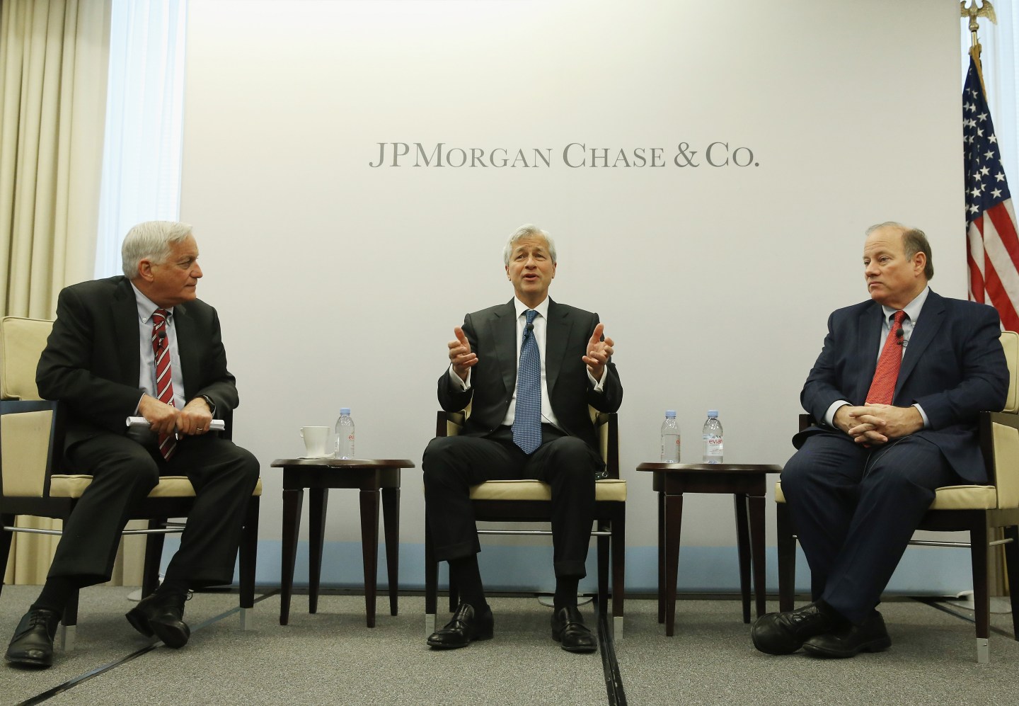 JPMorgan Chase CEO Jamie Dimon And Detroit Mayor Duggan Discuss The Bank's Investment In Detroit