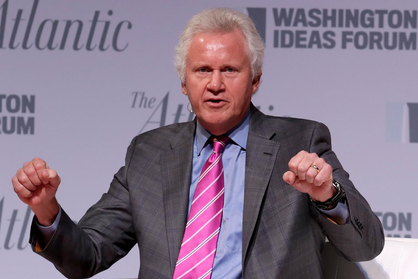 Business Leaders And Government Officials Attend Washington Ideas Forum