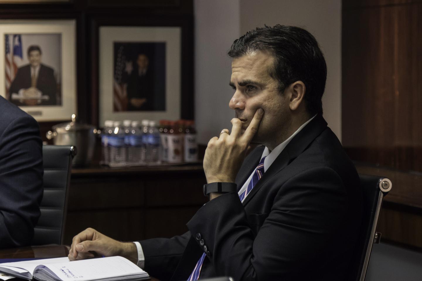 Ricardo Rossello, governor of Puerto Rico, Puerto Rico Governor Ricardo Rossello will begin a form of bankruptcy for the U.S. territory.