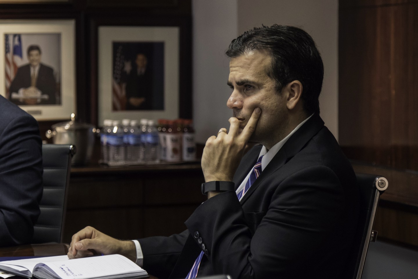 Ricardo Rossello, governor of Puerto Rico, Puerto Rico Governor Ricardo Rossello will begin a form of bankruptcy for the U.S. territory.