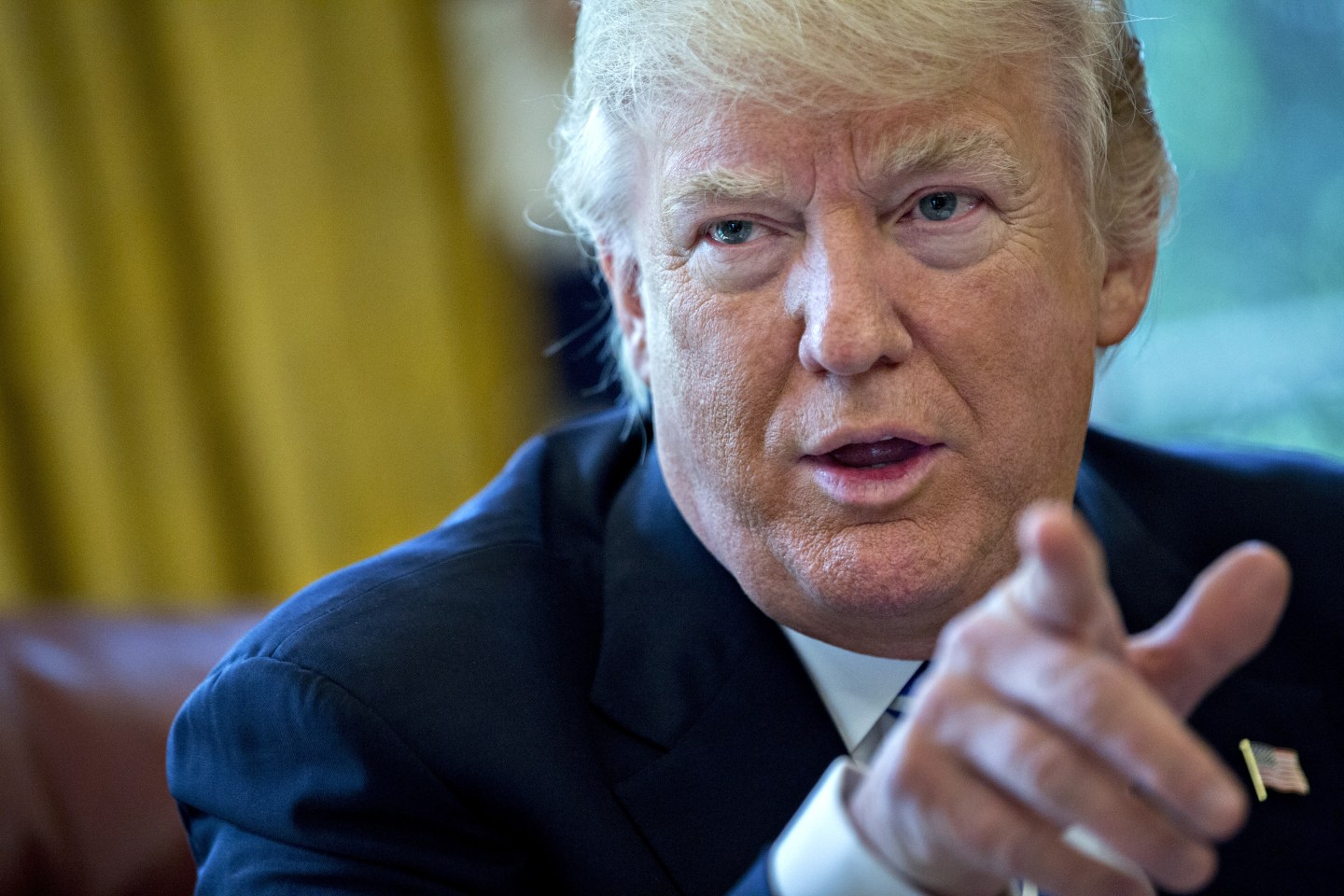 Interview With President Donald Trump In The Oval Office