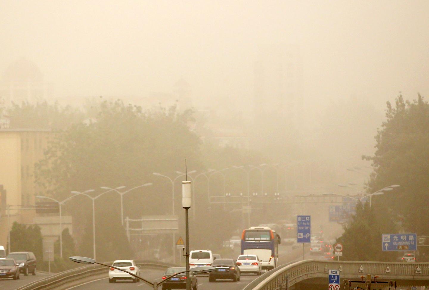 Sandstorm Hits Beijing