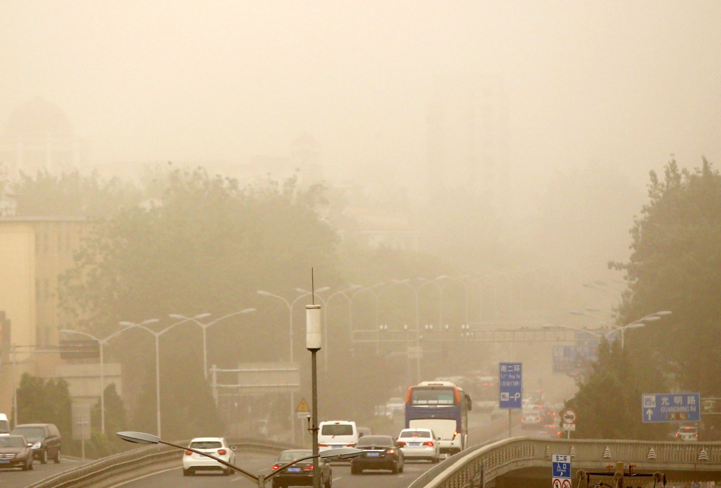 Sandstorm Hits Beijing