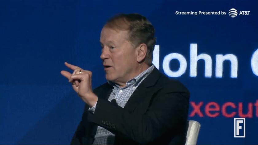 Cisco executive chairman John Chambers at the 2017 Great Place to Work conference in Chicago.