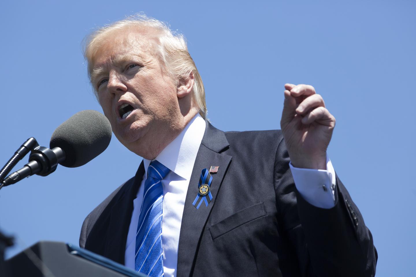 President Trump Delivers Remarks During The Annual National Peace Officers Memorial