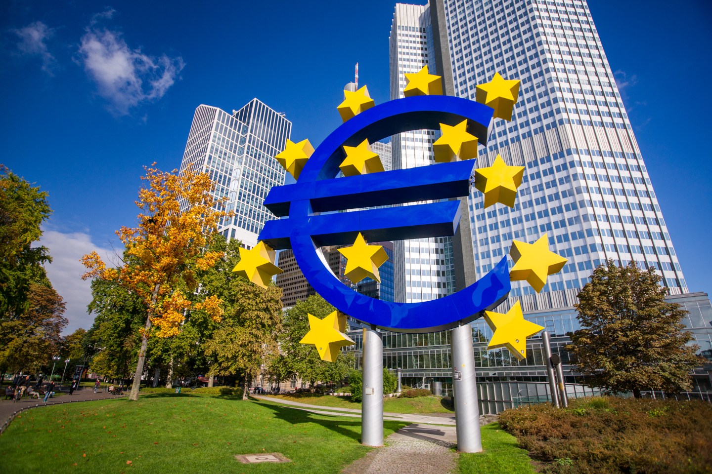 Euro Symbol, Frankfurt