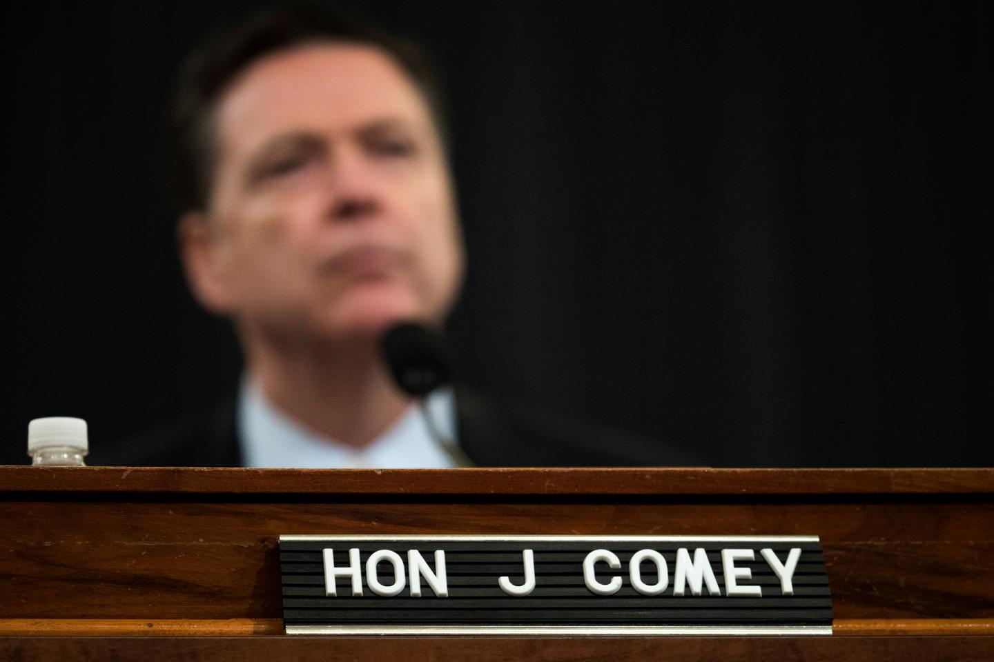 FBI Director Comey Testifies At Hearing On Alleged Russian Election Meddling