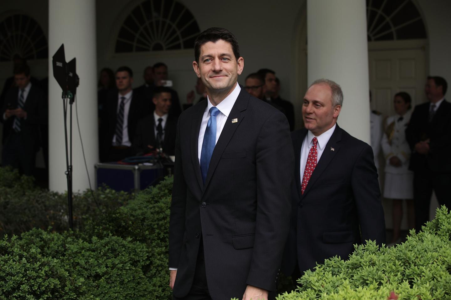 President Trump Speaks At The White House After The House Voted On Health Care Bill