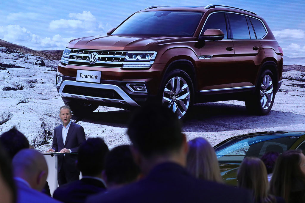 Volkswagen AG Brand Chief Herbert Diess Holds News Conference As Profits Surge