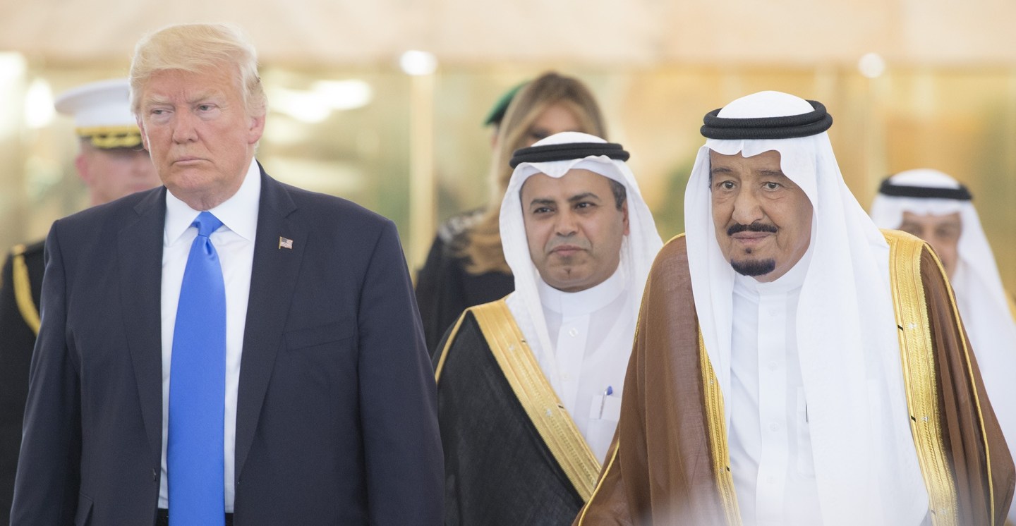 U.S. President Trump arrives in Saudi Arabia for 1st visit abroad