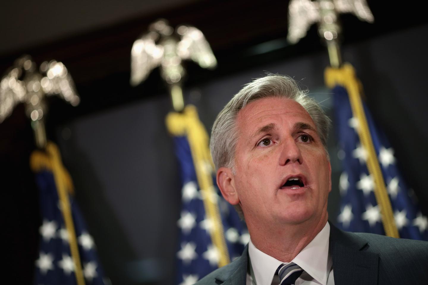 House GOP Leaders Address Media After GOP Conference Meeting