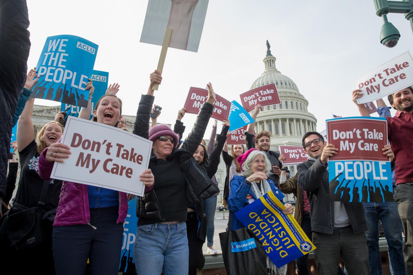 Advocates From MoveOn.org And Others Demonstrate At A "Kill The Bill" Rally To Demand The House GOP Vote "No" On Trumpcare At The Capitol