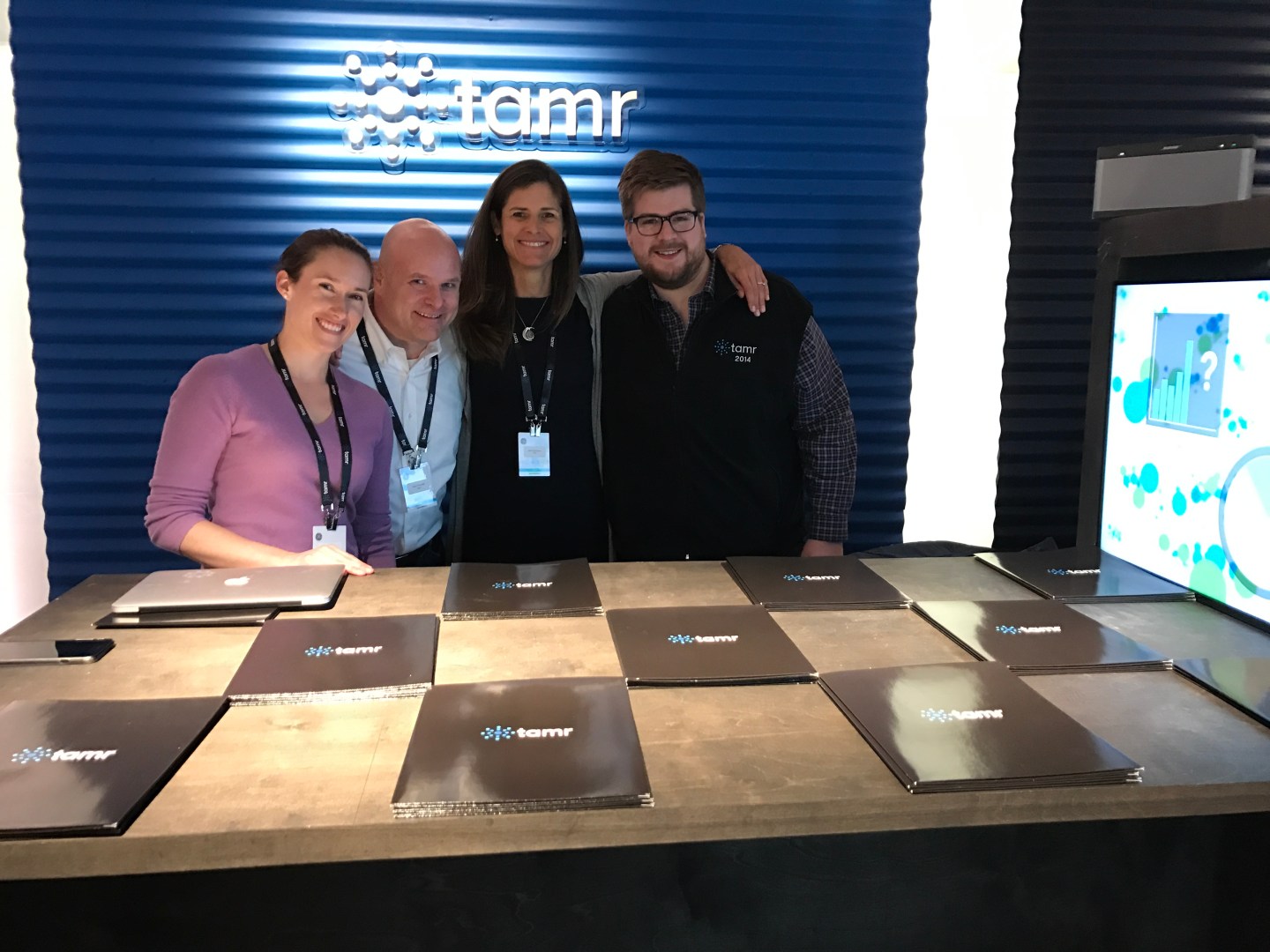 Clare Bernard, product lead (at left); Andy Palmer, CEO; Krista Glotzbach west coas