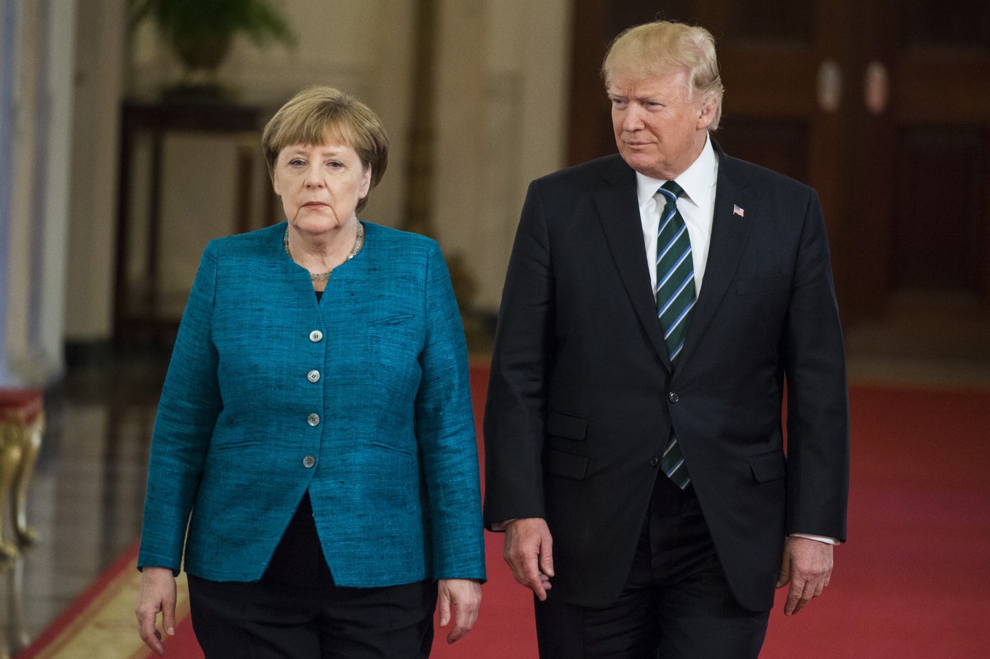 President Trump and Chancellor Merkel press conference in Washington