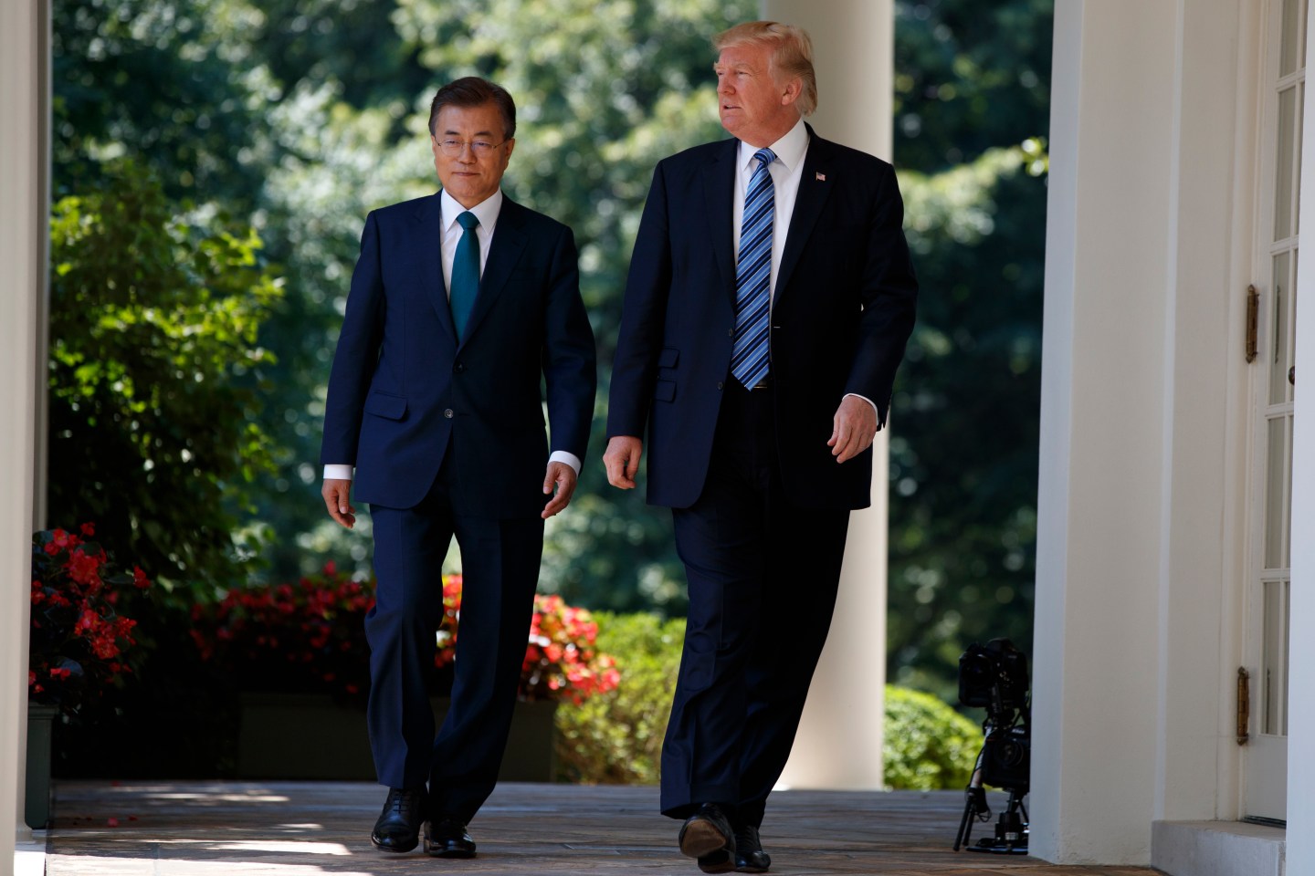 Donald Trump, Moon Jae-in