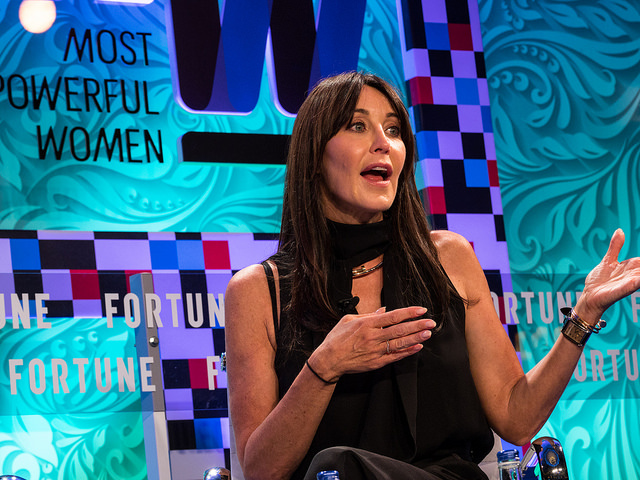 Tamara Mellon at Fortune magazine's Most Powerful Women Summit at the Dorchester Hotel, London. June 12 2017. Pictures by Peter Dench for Fortune Magazine.