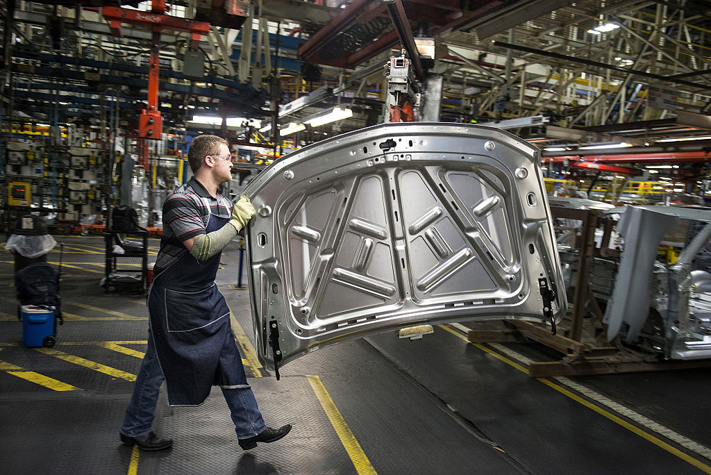 Inside The General Motor Co. Chevy, GMC, and Cadillac Assembly Plant Ahead Of Business Inventories Figures