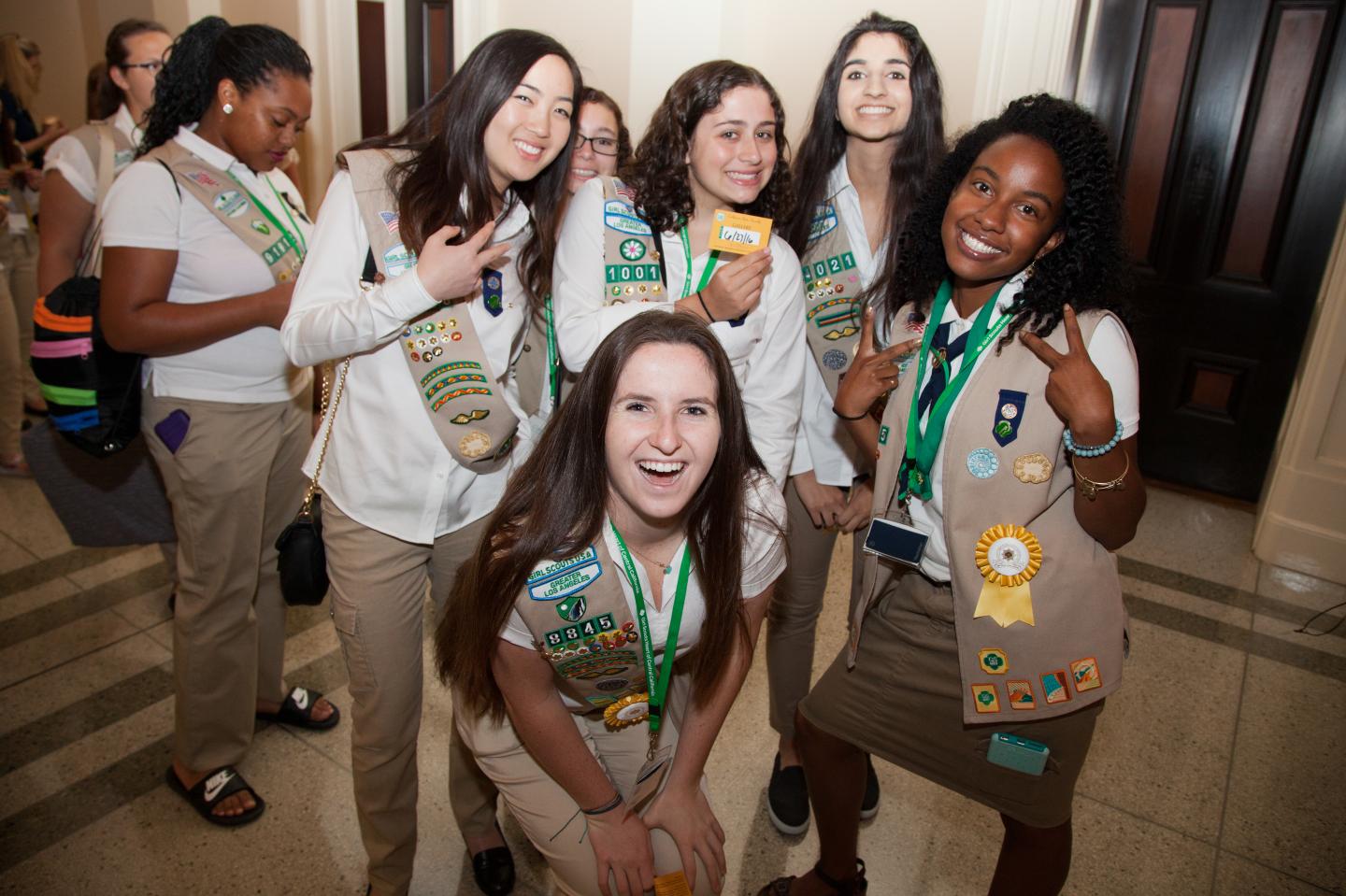 California Legislators Sign Proclamation In Sacramento, California Recognizing 100 Years Of The Gold Award, The Highest Rank In Girl Scouting