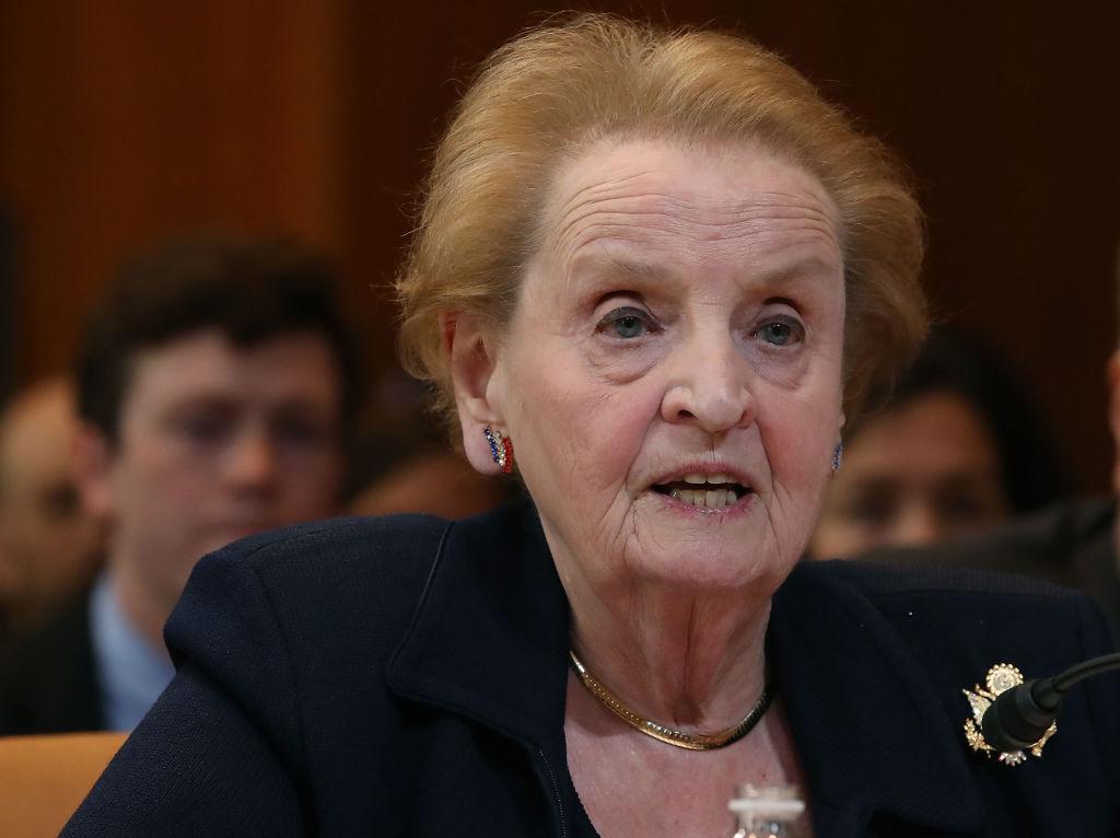 Former Secretary Of State Madeline Albright Testifies To Senate Committee U.S. Democracy Assistance Programs Abroad