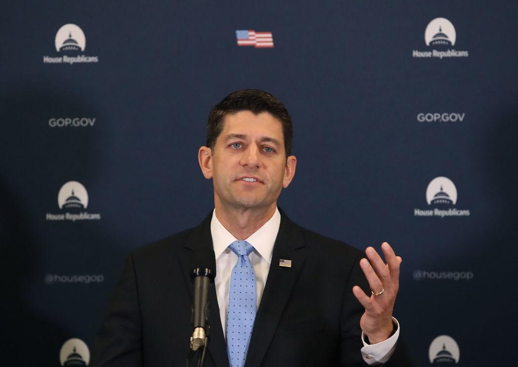 House Speaker Paul Ryan And GOP Leadership Speak To Media After Their Weekly Party Conference
