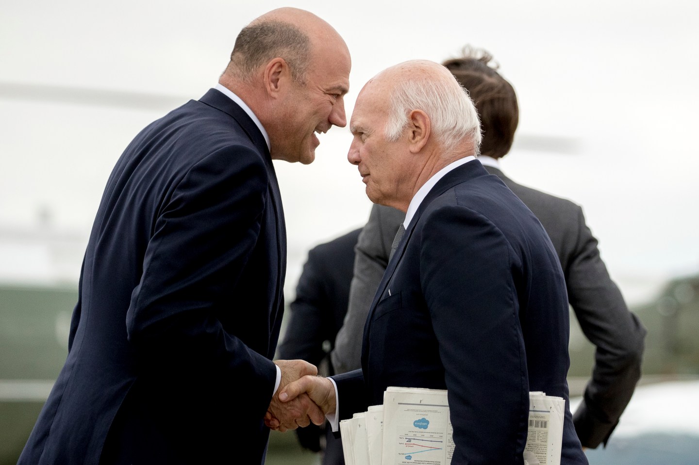 Gary Cohn, Steve Roth