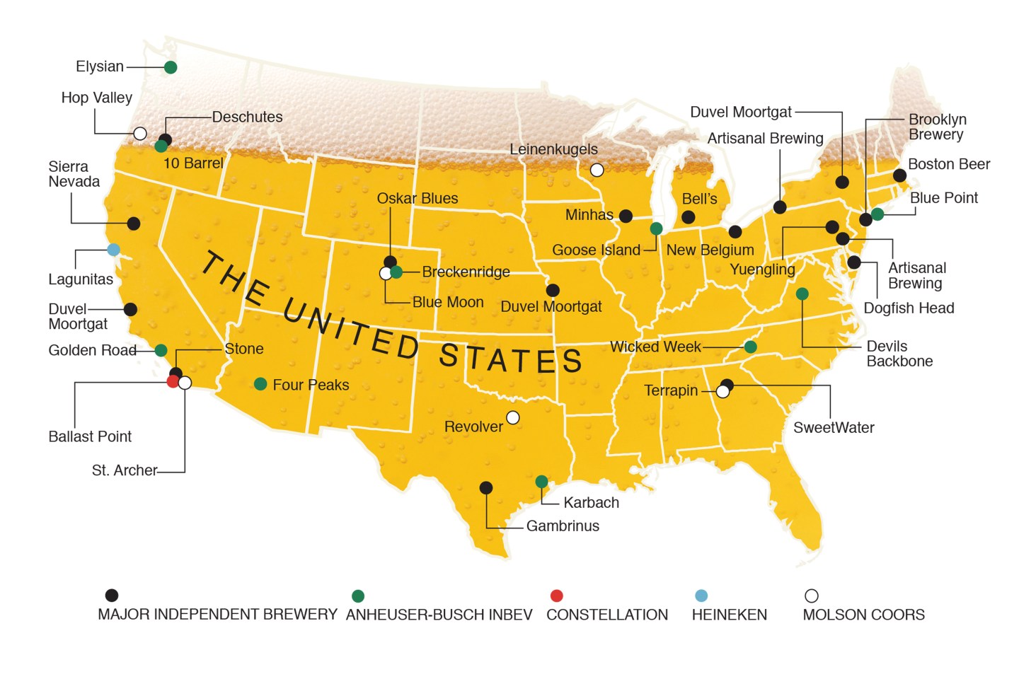 US Beer Map