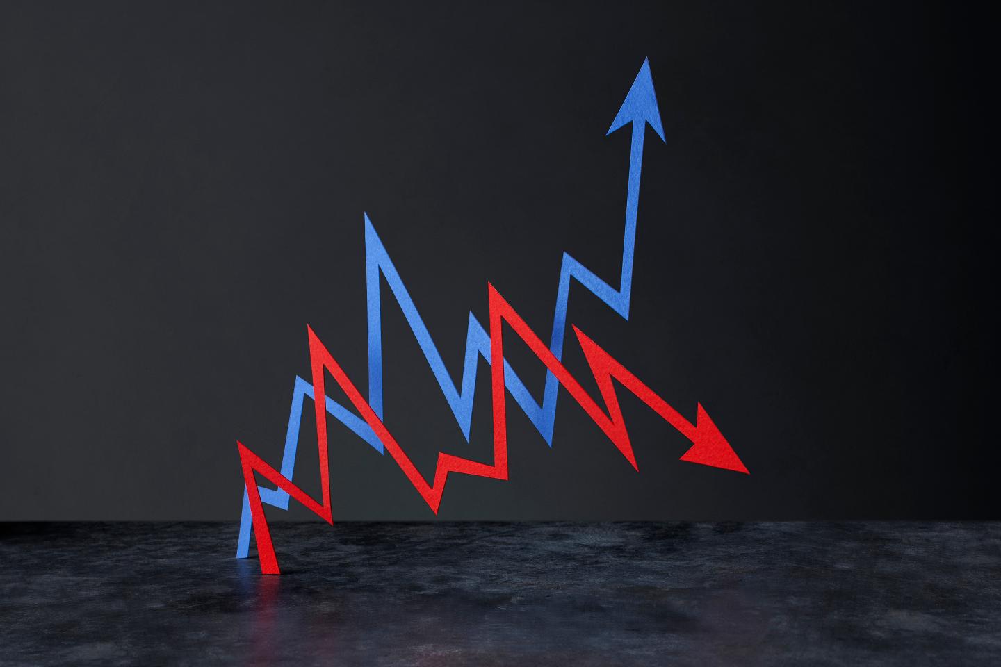 Contrasting graph lines