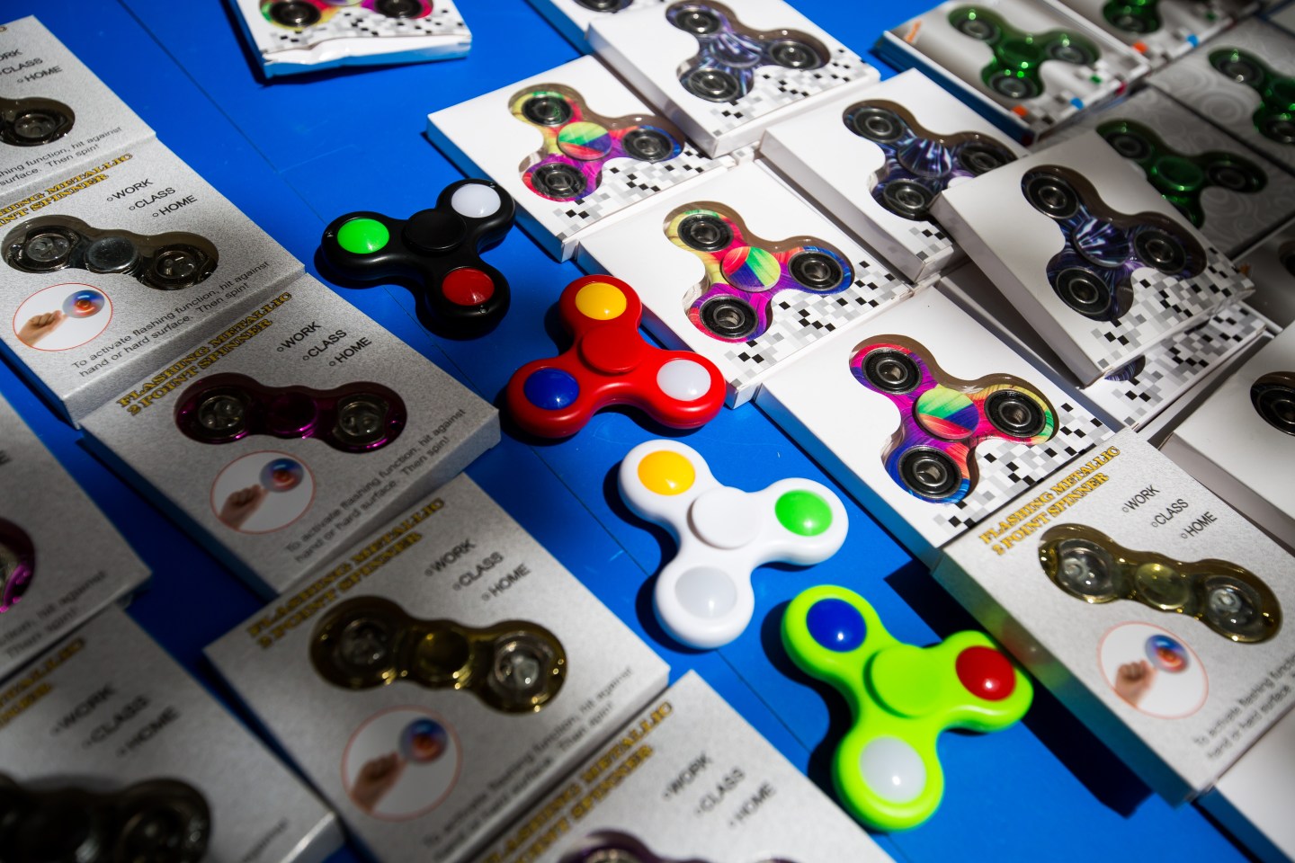 Street Vendors Sell Hottest New Toy Fidget Spinners