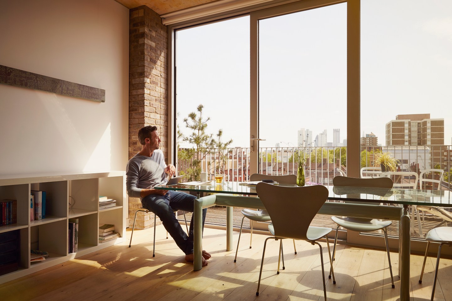 40's Couple In Apartment