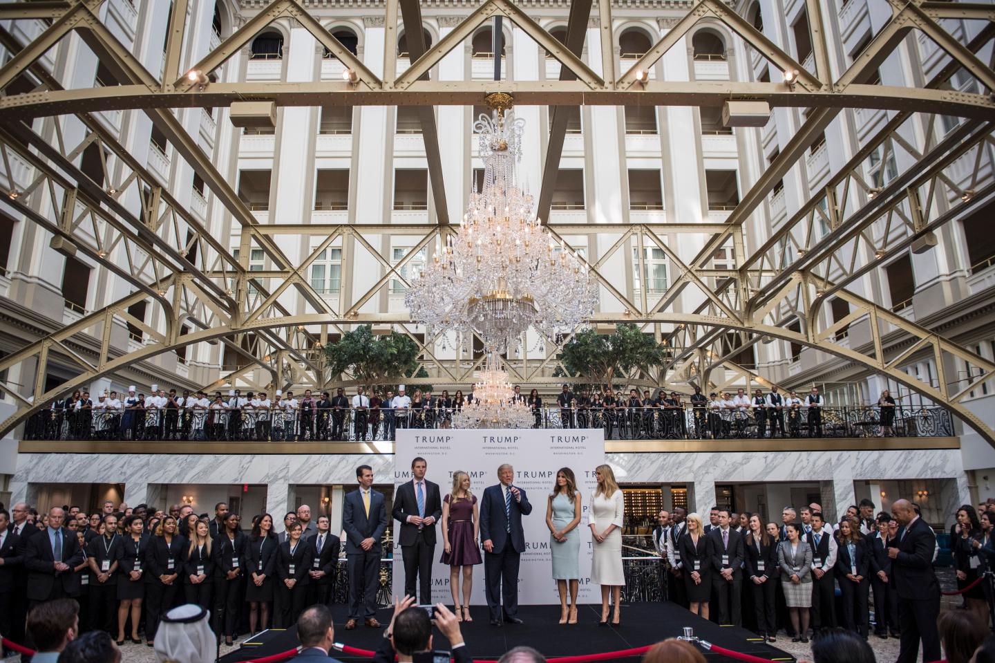 Grand opening of Trump International Hotel in Washington DC