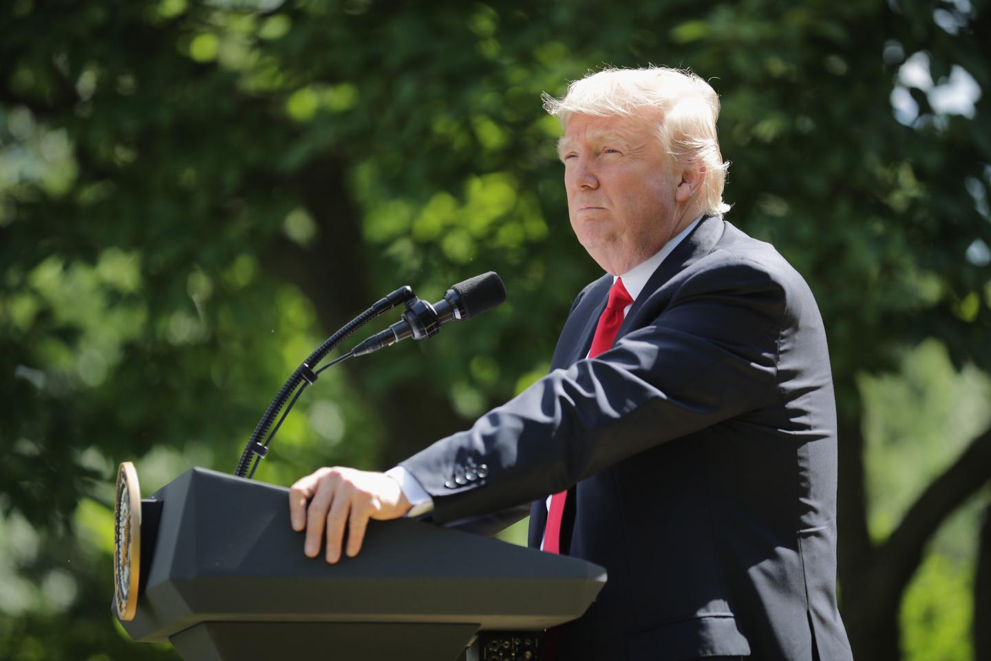 President Trump Bashes Justice Department for ‘Watering Down’ His Travel Ban