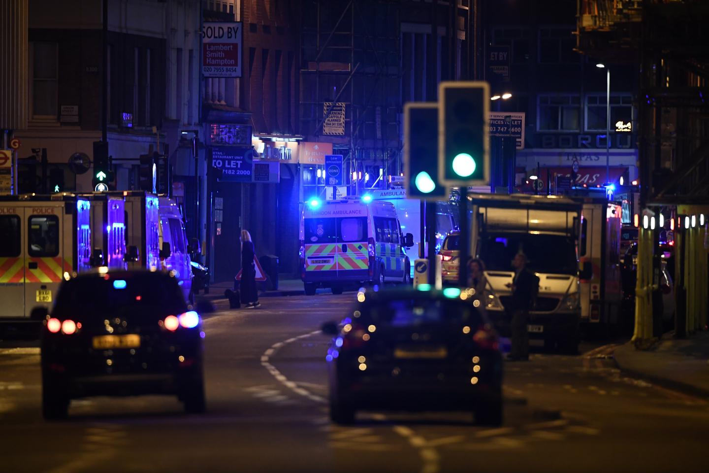 Police Attend Incident At London Bridge