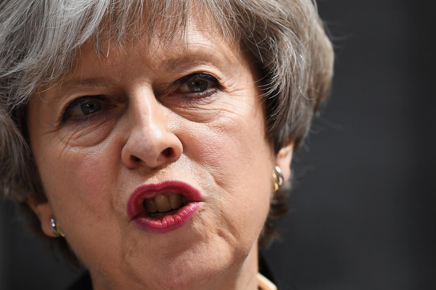 British Prime Minister Theresa May Responds To The London Bridge Terror Attacks