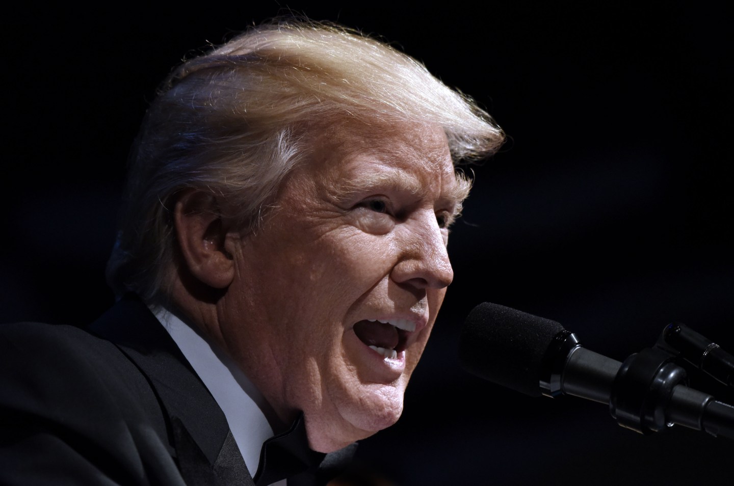President  Trump and First Lady Melania Trump attend a reception at the Ford's Theatre