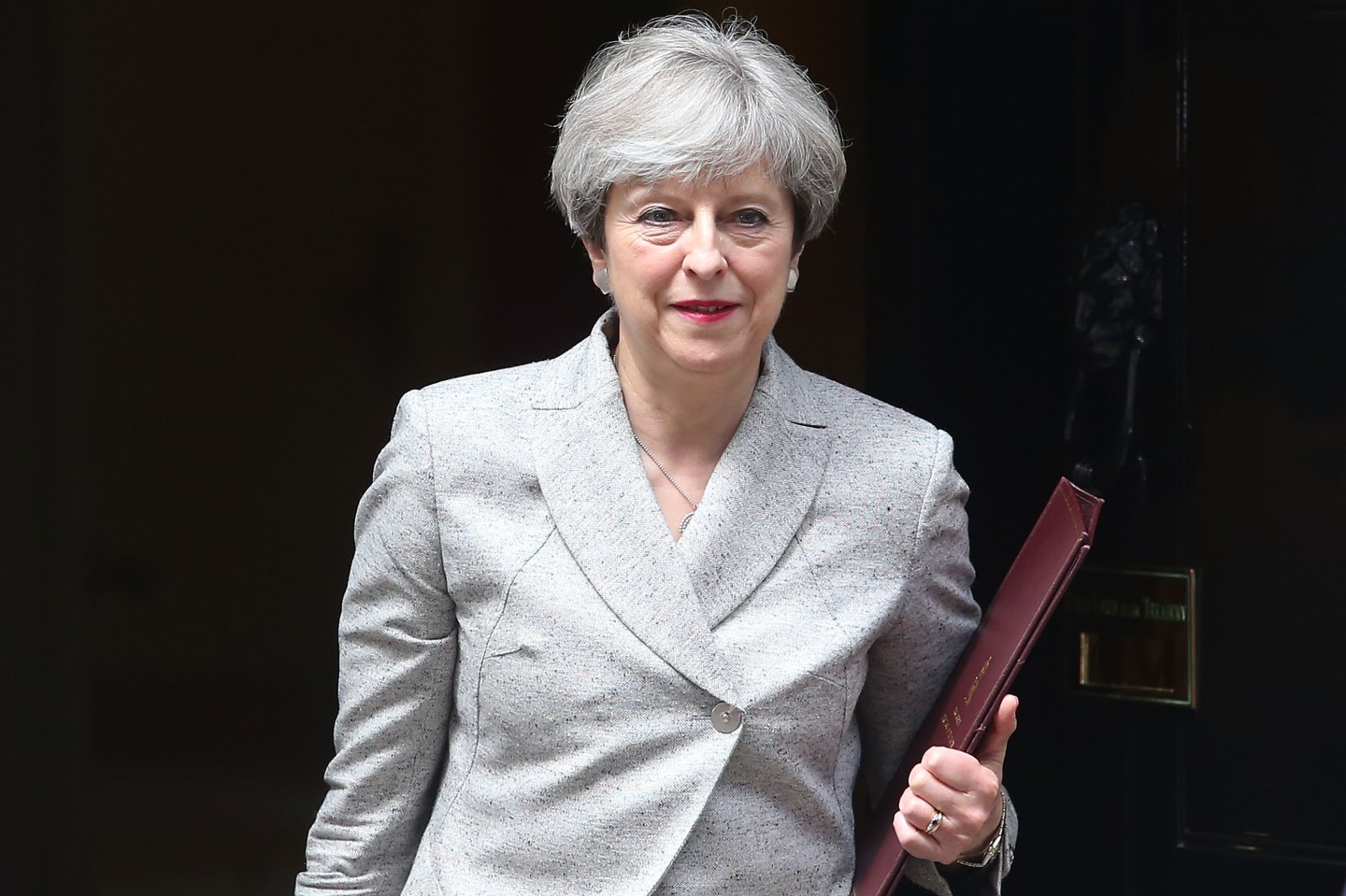 Prime Minister Theresa May Hosts Talks With DUP Leader Arlene Foster