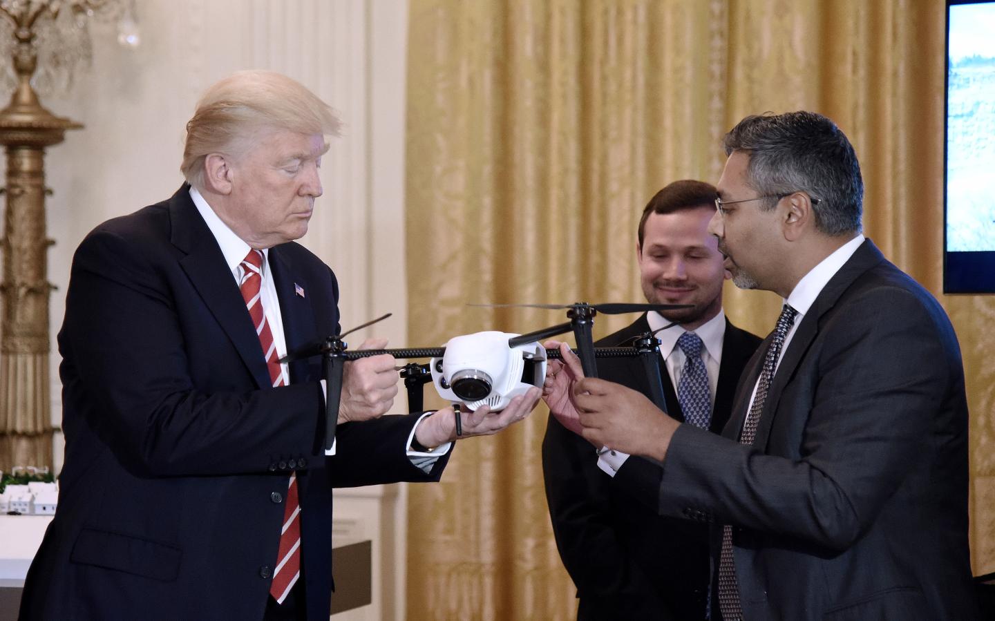 President Trump attends the American Leadership in Emerging Technology Event