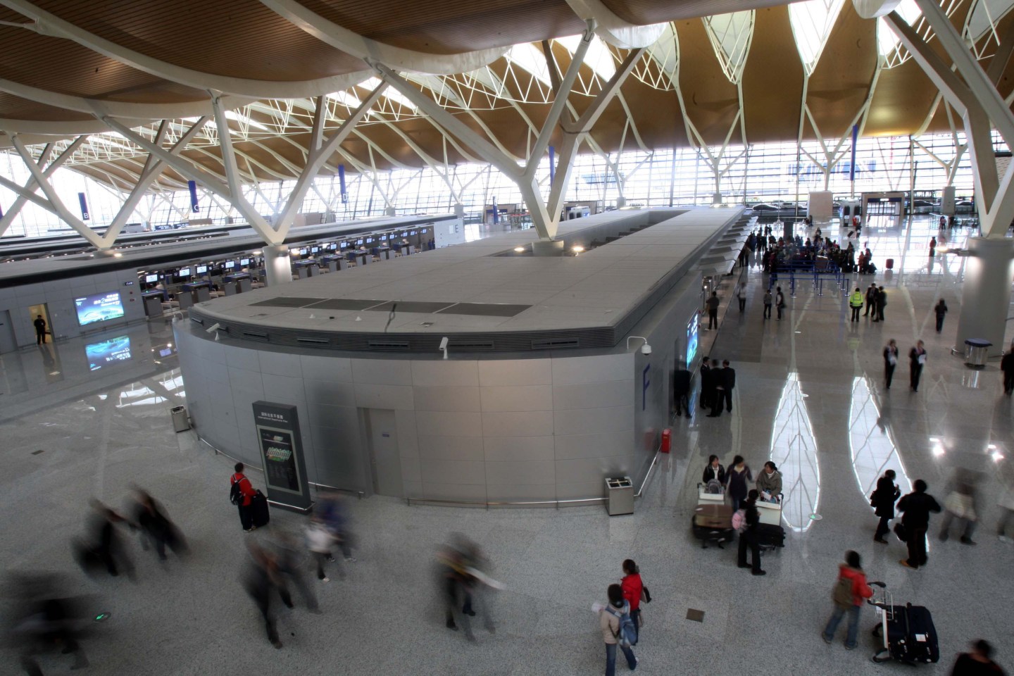 Terminal 2 Tested at Pudong International Airport
