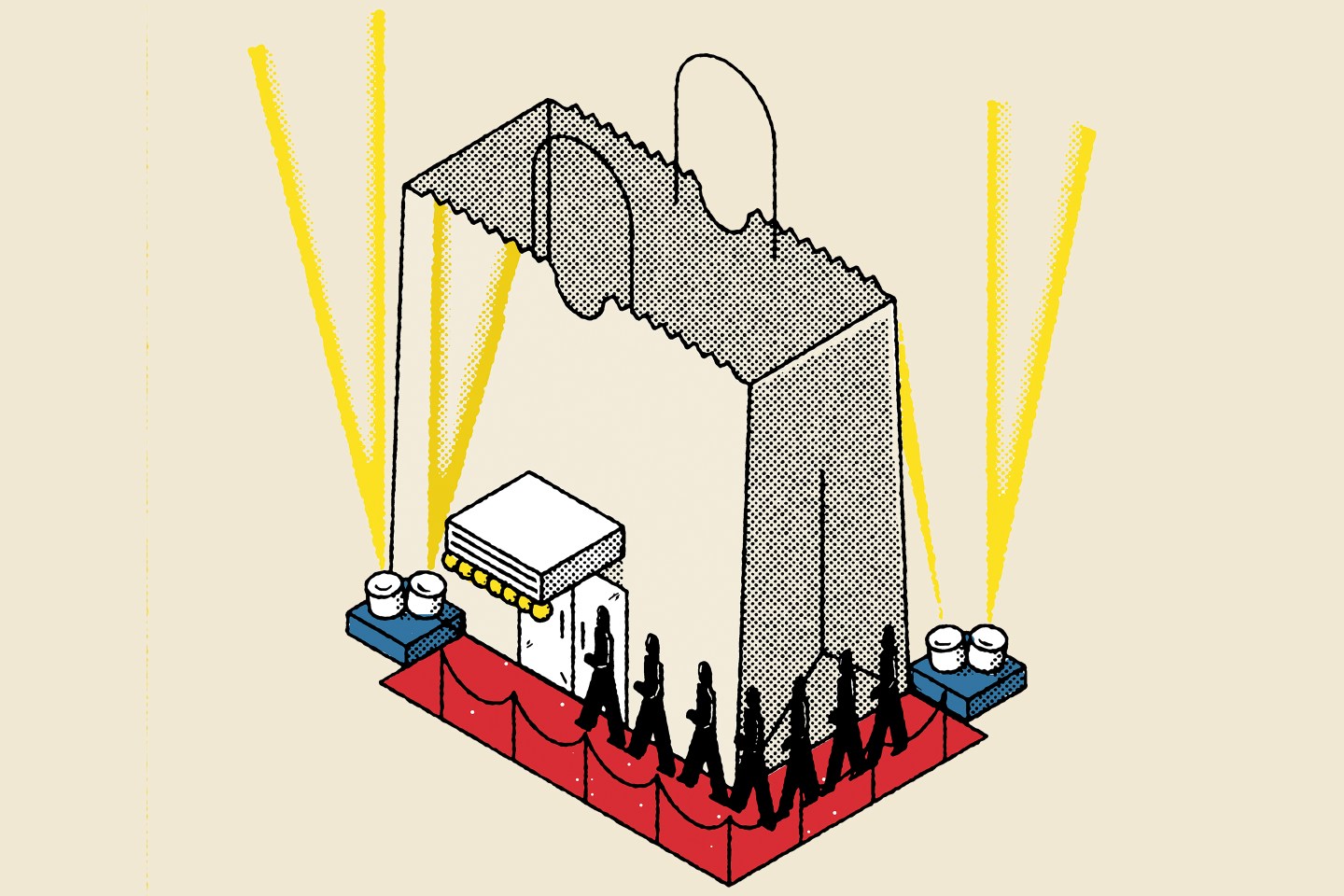 ILLUSTRATION BY MICHAEL GEORGE HADDAD