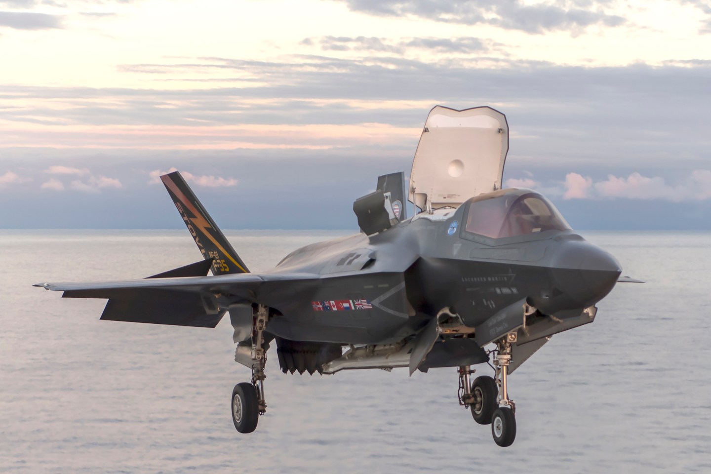 BF-1 FLT 609. STOVL DT-III aboard USS America. Peter Wilson was the pilot on 30 October 2016.