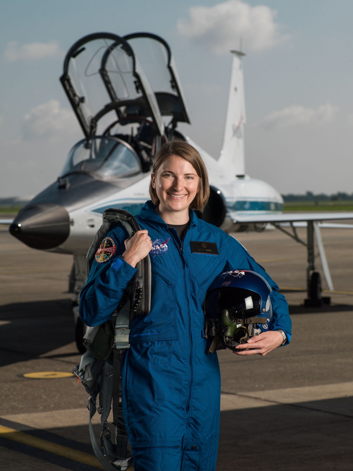 2017 NASA Astronaut Candidates.  Photo Date: June 6, 2017.  Location: Ellington Field - Hangar 276, Tarmac.  Photographer: Robert Markowitz