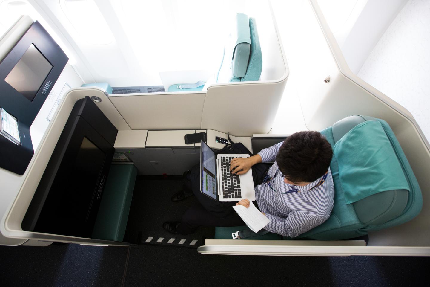 Tour Of Korean Air Lines Co. New Boeing 747-8 Ahead Of First Flight
