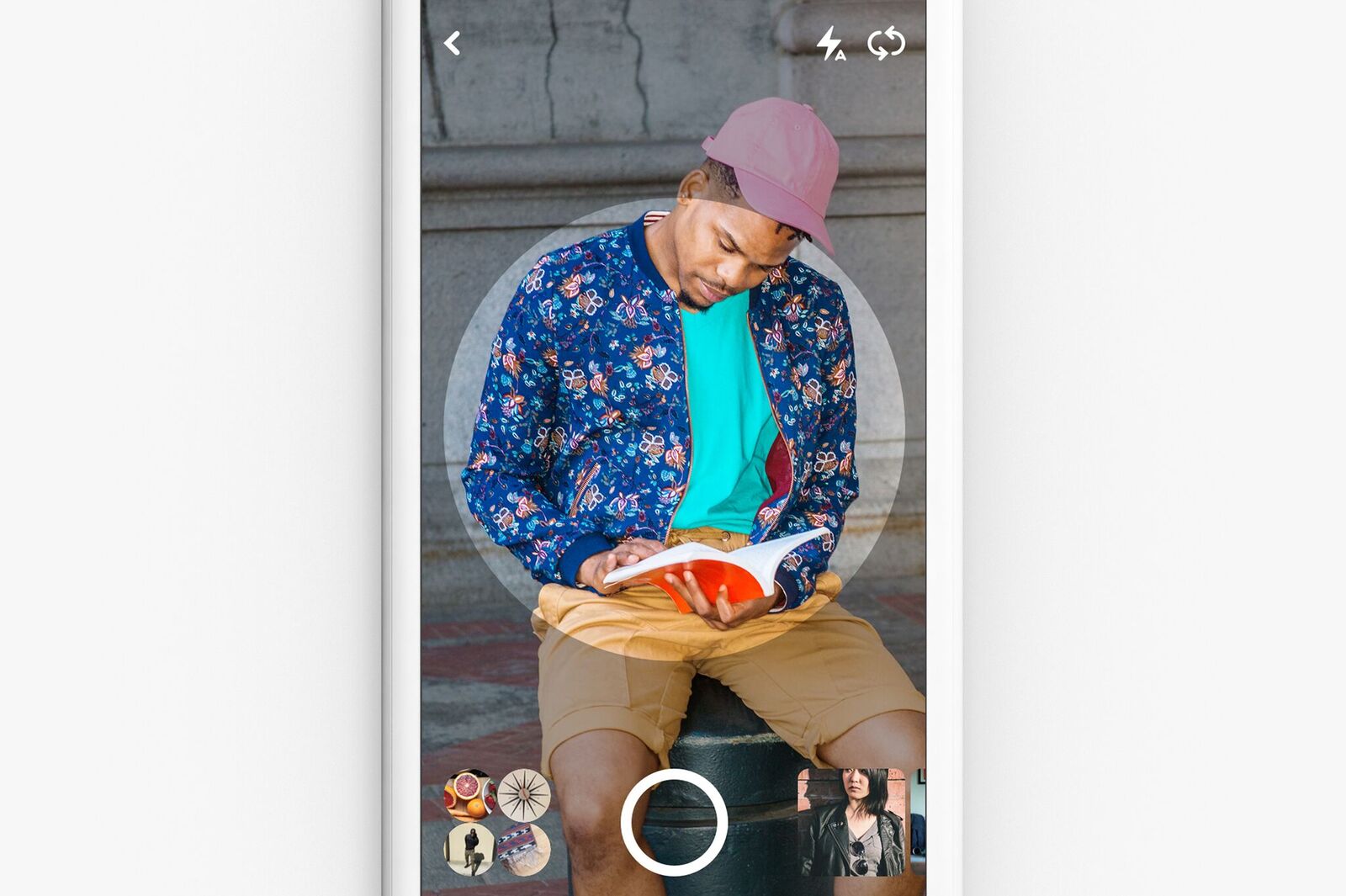 The user interface for Lens on the Pinterest mobile app.