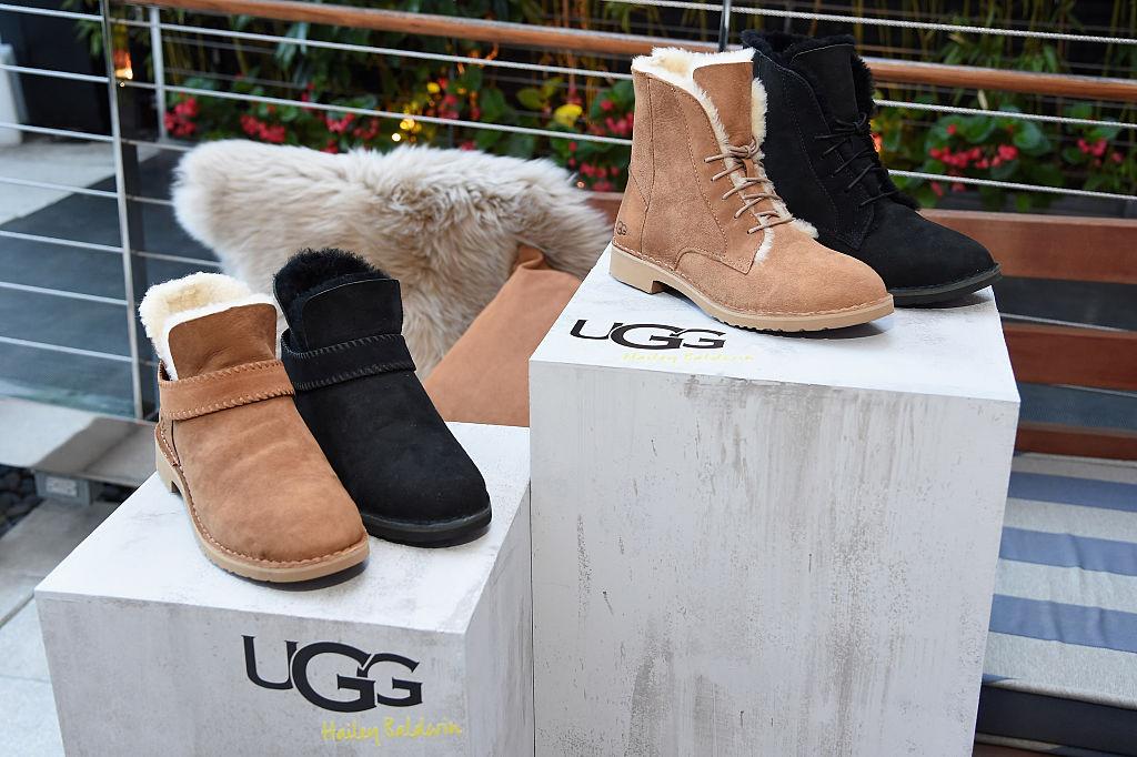 attends an event introducing Hailey Baldwin for UGG Classic Street on August 23, 2016 in New York City.